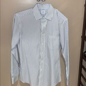 Men Brooks Brothers Striped Dress Shirt Size Small